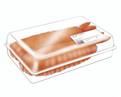 エビフライのパック エビフライのパック エビフライ,パック,惣菜のイラスト素材